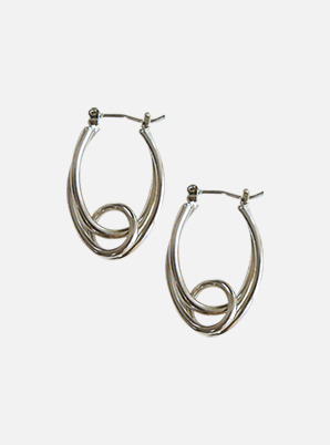 [STYLIST &amp;P!CK] zudritt tangled silver earrings