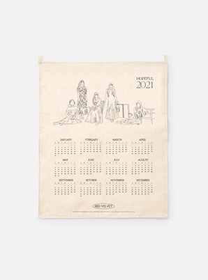 Red Velvet  2021 Canvas Drawing Calendar