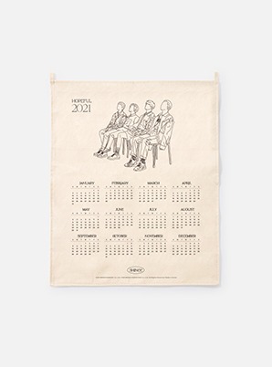 SHINee  2021 Canvas Drawing Calendar