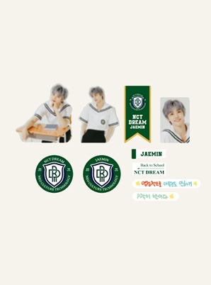 NCT DREAM LUGGAGE STICKER+PHOTO CARD SET - 2021 BACK TO SCHOOL KIT